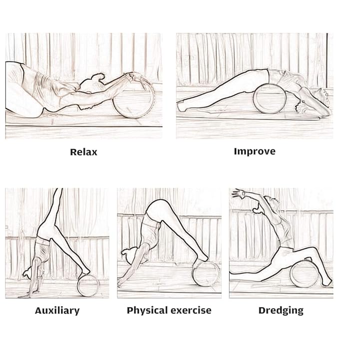 19cm Big Dot Yoga Wheel – Pilates & Fitness Equipment