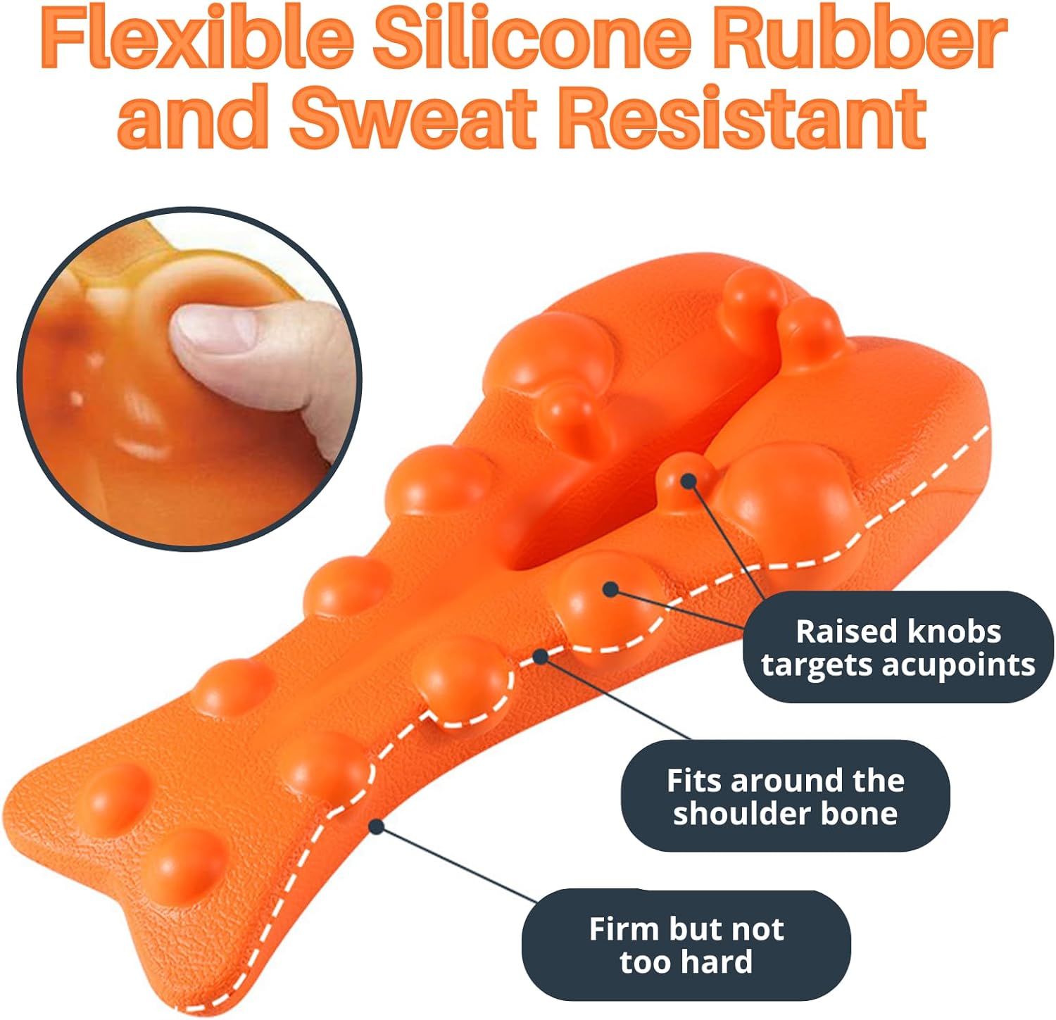 Occipital Release Tool & Trapezius Trigger Point Massager