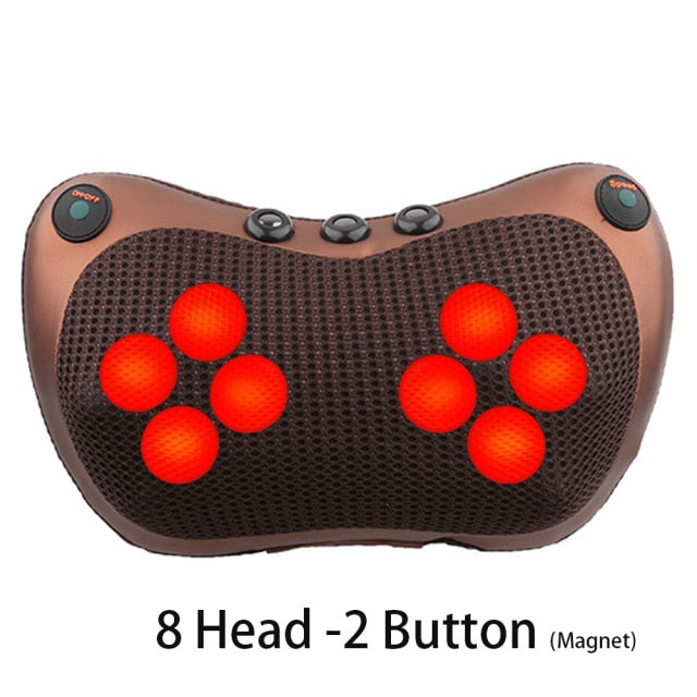 Head & Neck Massager Pillow for Home & Car