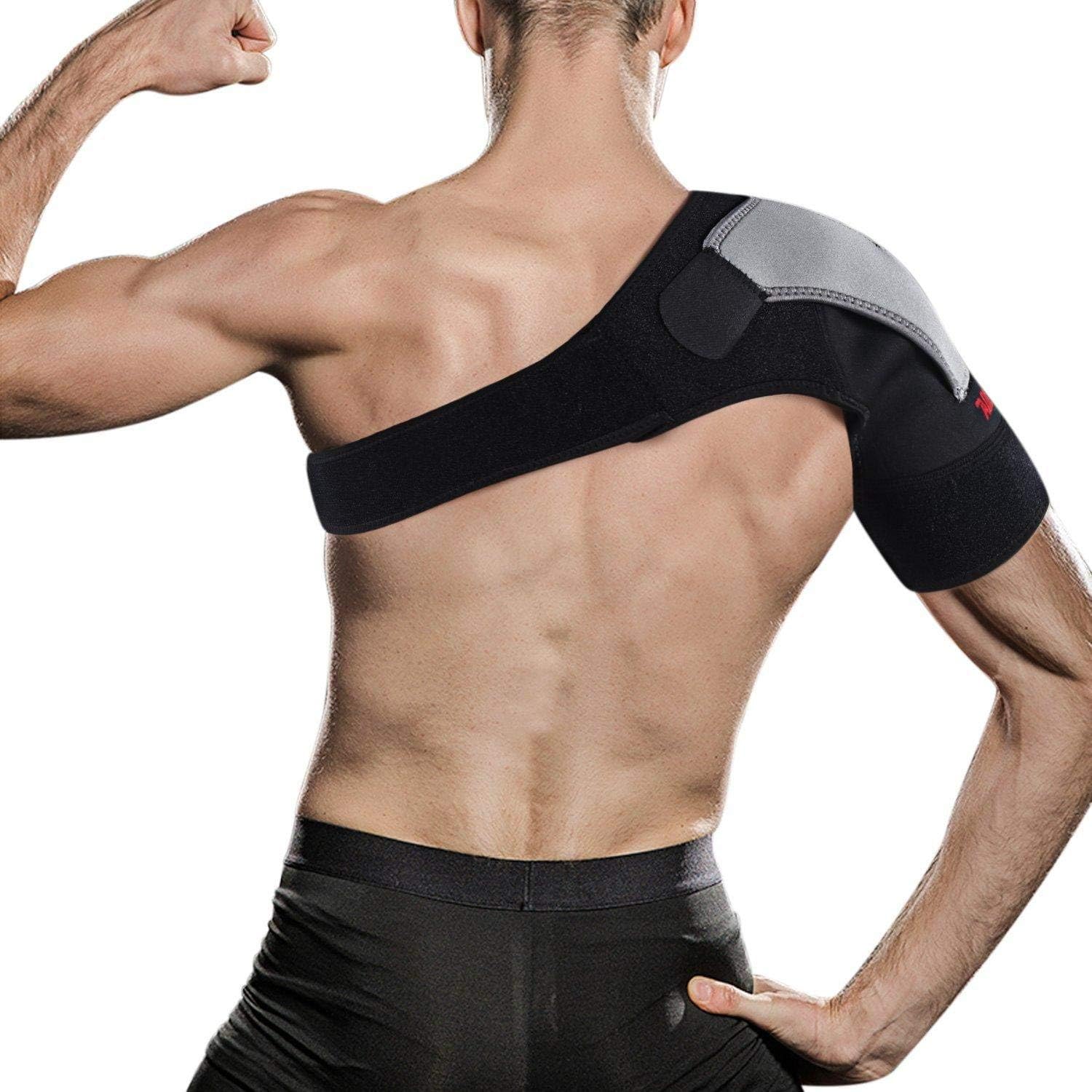 Shoulder Brace with Compression Support & Adjustable Straps